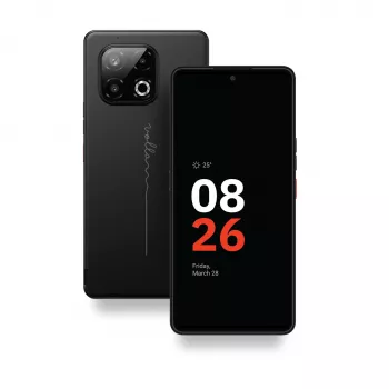 Volla Phone Plinius 128GB Ubuntu Touch Smartphone Schwarz