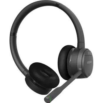 GEQUDIO GC-2 DECT Headset für FritzBox mit Bluetooth für PC/Mobiltelefon
