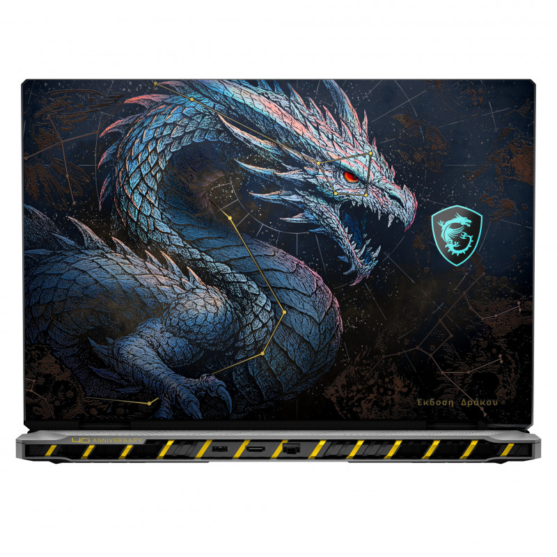 MSI Titan 18 HX Dragon Edition Draco Epic A2WJ-1064FR Gaming-Laptop, 18 Zoll UHD+ Mini LED 240Hz, Intel Core Ultra 9 290HX Plus, 96GB DDR5, 4TB SSD, GeForce RTX 5090 24GB, Windows 11 Pro, französische AZERTY-Tastatur