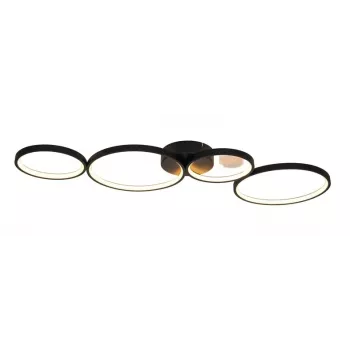 LED LENSER DECKENLEUCHTE AJACCO 36W 3000K Schwarz