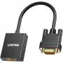 UNITEK VGA-zu-HDMI-Adapter Full HD 1080p Schwarz 15cm
