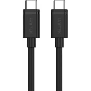 UNITEK USB-C auf USB-C Kabel 3m - Schwarz - USB 3.2 Gen 2 10Gbps 100W PD