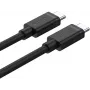 UNITEK USB-C auf USB-C Kabel 3m - Schwarz - USB 3.2 Gen 2 10Gbps 100W PD