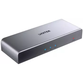 UNITEK HDMI Splitter 1 Eingang 2 Ausgänge 4K 60Hz