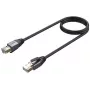 UNITEK Cat.8 S/FTP Ethernet Patchkabel RJ45 LAN Netzwerkkabel 8m Schwarz