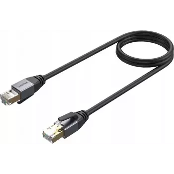 UNITEK Cat.8 S/FTP Ethernet Patchkabel RJ45 LAN 20m Schwarz