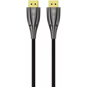 UNITEK 30m Active Optical DisplayPort 2.1 Kabel 8K 60Hz Schwarz