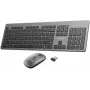 UNITEK SlimDuo 2.4G Wireless Keyboard and Mouse Combo - Schwarz