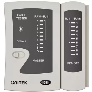 UNITEK RJ45/RJ11 Netzwerkkabeltester OT140AGY01