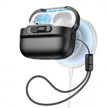 ESR Pulse HaloLock MagSafe Case für Apple AirPods Pro 1/2, Schwarz