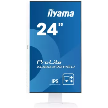 IIYAMA ProLite XUB2492HSU-W1 23.8 inch IPS LED Full HD Monitor - Weiß