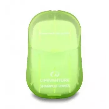 Lifeventure Shampoo Leaves - 50 biologisch abbaubare Trockenblätter für Reise und Outdoor