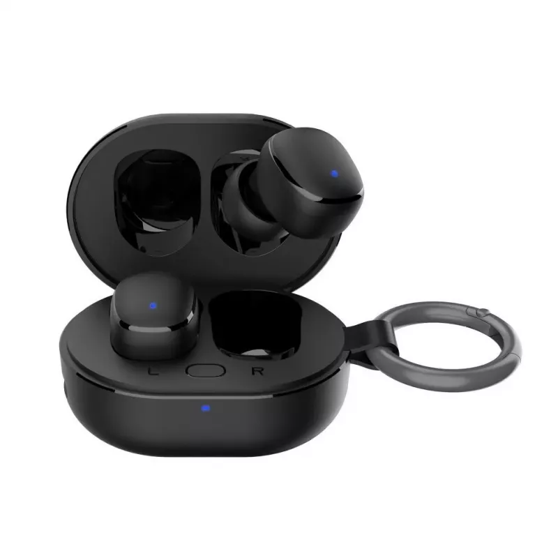 3MK FlowBuds 6.0 True Wireless Stereo (TWS) Bluetooth 5.3 In-Ear-Kopfhörer mit ENC-Mikrofon, IPX4, 35h Akku, USB-C, Schwarz