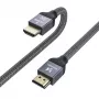 Wozinsky USB-C auf USB-A Kabel 1 m Silber Geflochtenes Nylon