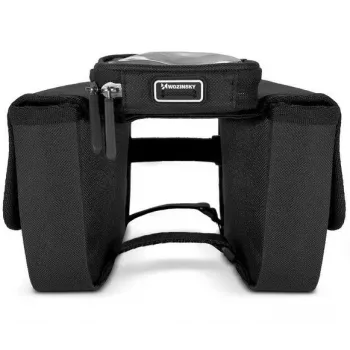 ILIKE Wozinsky Universal Frame Bike Bag Fahrrad-Rahmentasche wasserdichte Handytasche 1,5L Schwarz (WBB26BK)