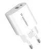 Wozinsky WGWCW 20W USB-A USB-C Netzteil - Weiß