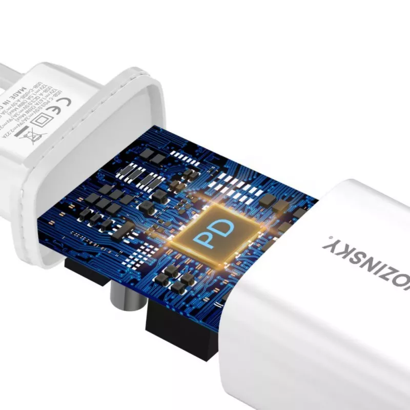 Wozinsky WGWCW 20W USB-A USB-C Netzteil - Weiß