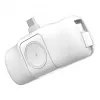WOZINSKY WF16-YCS Mini Power Bank 5000mAh 15W USB-C mit integriertem USB-C-Kabel und Apple Watch-Ladegerät - Weiß