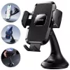 Joyroom JR-ZS259 Mechanischer Handyhalter Universal für Cockpit/Fenster - Schwarz