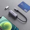 UGREEN USB-C auf RJ45 Gigabit Ethernet Adapter (Grau) - 40322 CM483