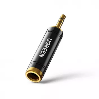 UGREEN 3.5mm auf 6.35mm Audio-Adapter (Stecker auf Buchse) Grau AV168