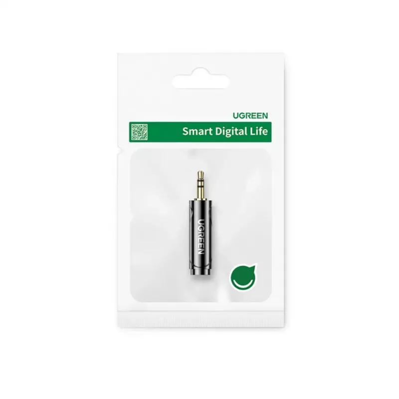 UGREEN 3.5mm auf 6.35mm Audio-Adapter (Stecker auf Buchse) Grau AV168
