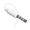 Dudao X10S In-Ear Kabelgebundene Kopfhörer mit Mikrofon, 3,5 mm Klinke, 1,2 m Kabel, Weiß