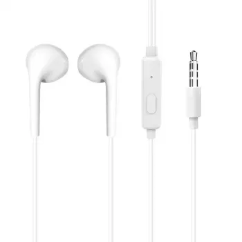 Dudao X10S In-Ear Kabelgebundene Kopfhörer mit Mikrofon, 3,5 mm Klinke, 1,2 m Kabel, Weiß