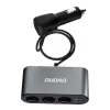 Dudao Auto-Ladegerät 2x USB / 3x Zigarettenanzünder-Splitter Schwarz (R1Pro black)