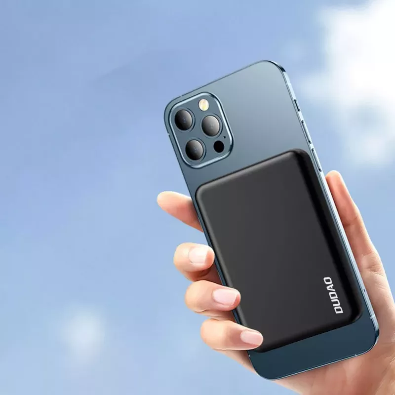 Dudao K14S Wireless Power Bank 5000mAh 10W Schwarz