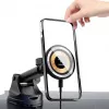 Dudao F12MAX+ MagSafe Wireless Car Charger 15W - Schwarz