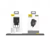 Dudao A26T GaN 25W USB-A, USB-C Charger - Schwarz