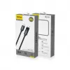 Dudao L7C USB-C auf USB-C 100W Kabel mit LED-Anzeige 1m - Schwarz
