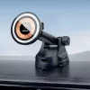 Dudao F12MAX+ Magnetischer kabelloser Auto-Ladehalter 15W mit MagSafe - Schwarz