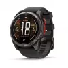 Garmin fenix 8 Pro 51 mm MicroLED Sapphire Carbon Grey DLC Titanium mit schwarzem/pebblegrauem Silikonarmband