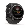 Garmin fenix 8 Pro 51 mm MicroLED Sapphire Carbon Grey DLC Titanium mit schwarzem/pebblegrauem Silikonarmband