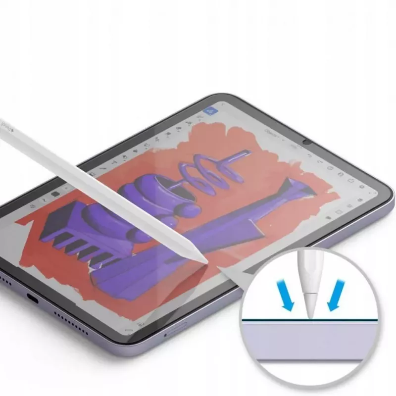 Hofi Glass Pro+ Tempered Glass Screen Protector für Samsung Galaxy Tab S9 FE 10,9 inch X510/X516B - Schwarzer Rahmen