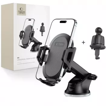 Tech-Protect V5 Universal Dashboard & Vent Car Mount - Black