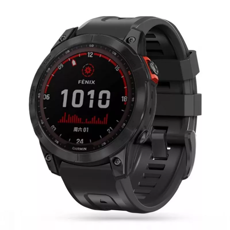 TECH-PROTECT ICONBAND Garmin Fenix 5 / 6 / 6 Pro / 7 Smartwatch-Armband - Schwarz