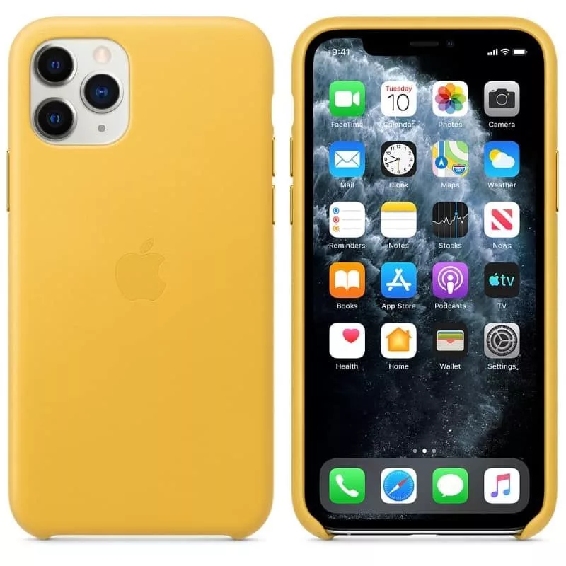 Apple iPhone 11 Pro Leder Case MWYA2ZM/A Meyer Lemon