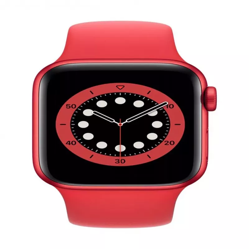Apple Watch Series 6 GPS 44mm PRODUCT (RED) Aluminium Gehäuse mit Sportarmband - Regular Red