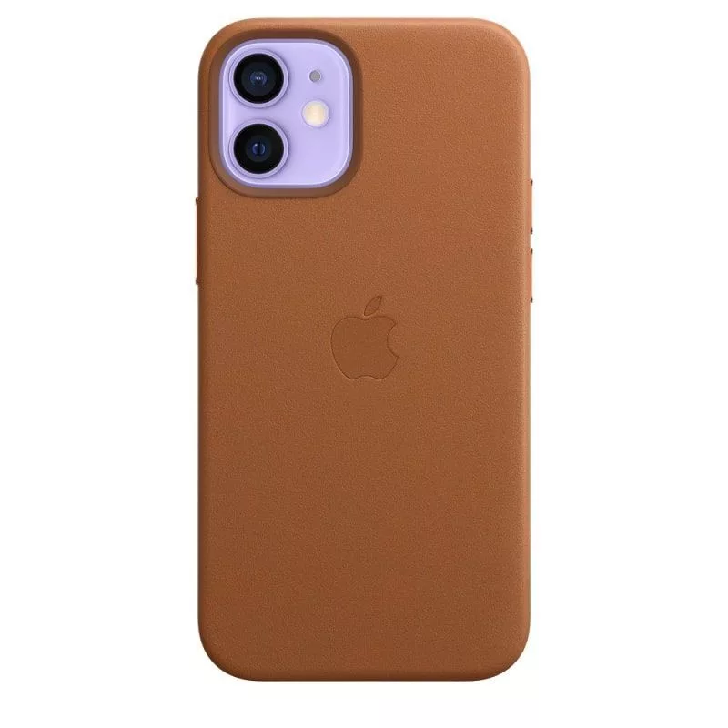 Apple Leder Case mit MagSafe für iPhone 12 mini California Poppy