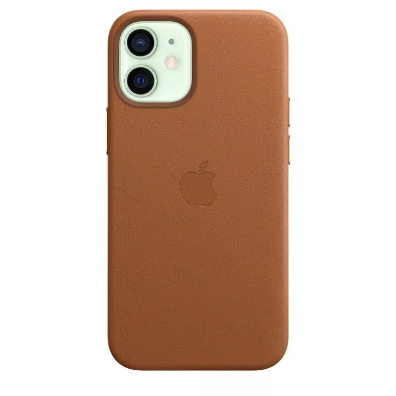 Apple Leder Case mit MagSafe für iPhone 12 mini California Poppy