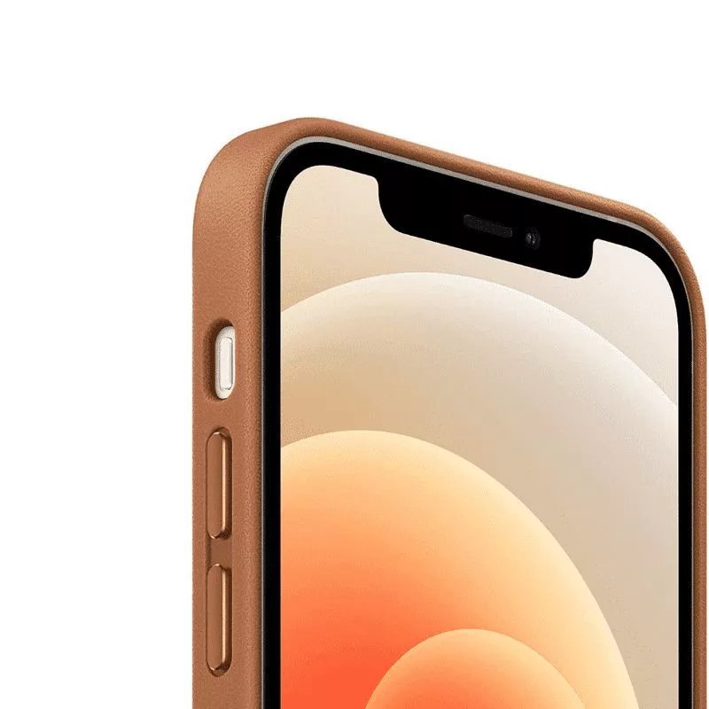 Apple Leder Case mit MagSafe für iPhone 12 mini California Poppy