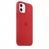 Apple Silicone Case with MagSafe für iPhone 12 mini Rot