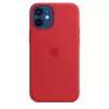 Apple Silicone Case with MagSafe für iPhone 12 mini Rot
