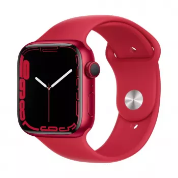 Apple Watch Series 7 GPS, 45mm (PRODUCT)RED Aluminium Gehäuse mit Sportarmband - Regular