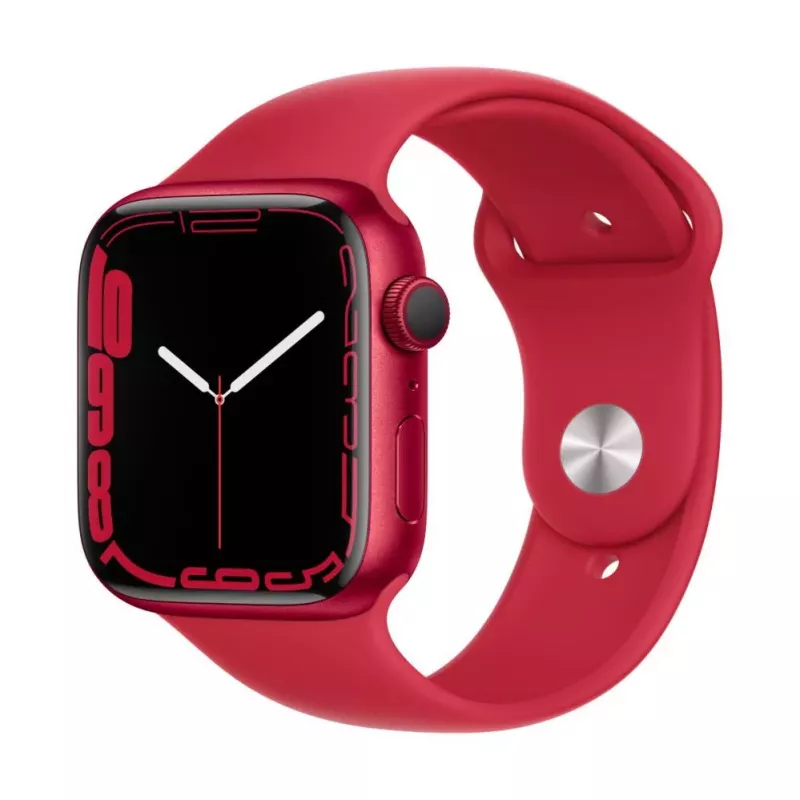 Apple Watch Series 7 GPS, 45mm (PRODUCT)RED Aluminium Gehäuse mit Sportarmband - Regular
