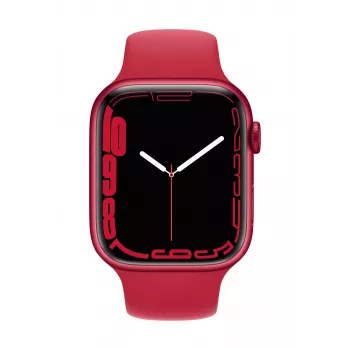Apple Watch Series 7 GPS, 45mm (PRODUCT)RED Aluminium Gehäuse mit Sportarmband - Regular
