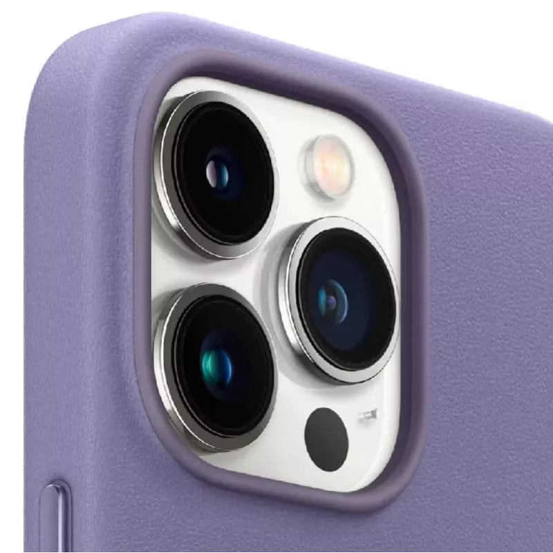 Apple iPhone 13 Pro Max Leder Case mit MagSafe Wisteria